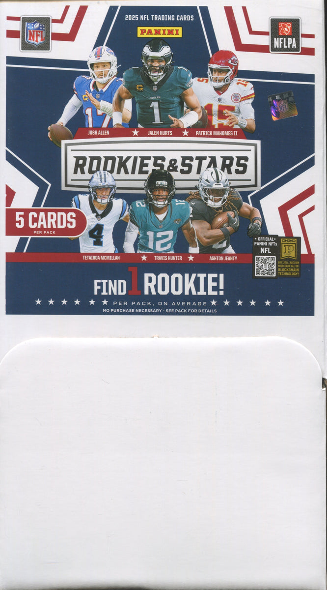2025 Panini Rookies & Stars Football Gravity Hobby, 6 Box Case