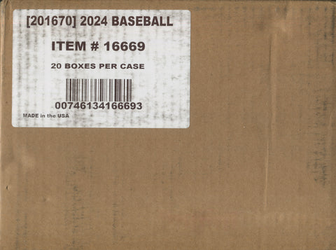 2024 Panini Prospect Edition Baseball Hobby, 20 Box Case *RELEASES 3/7*