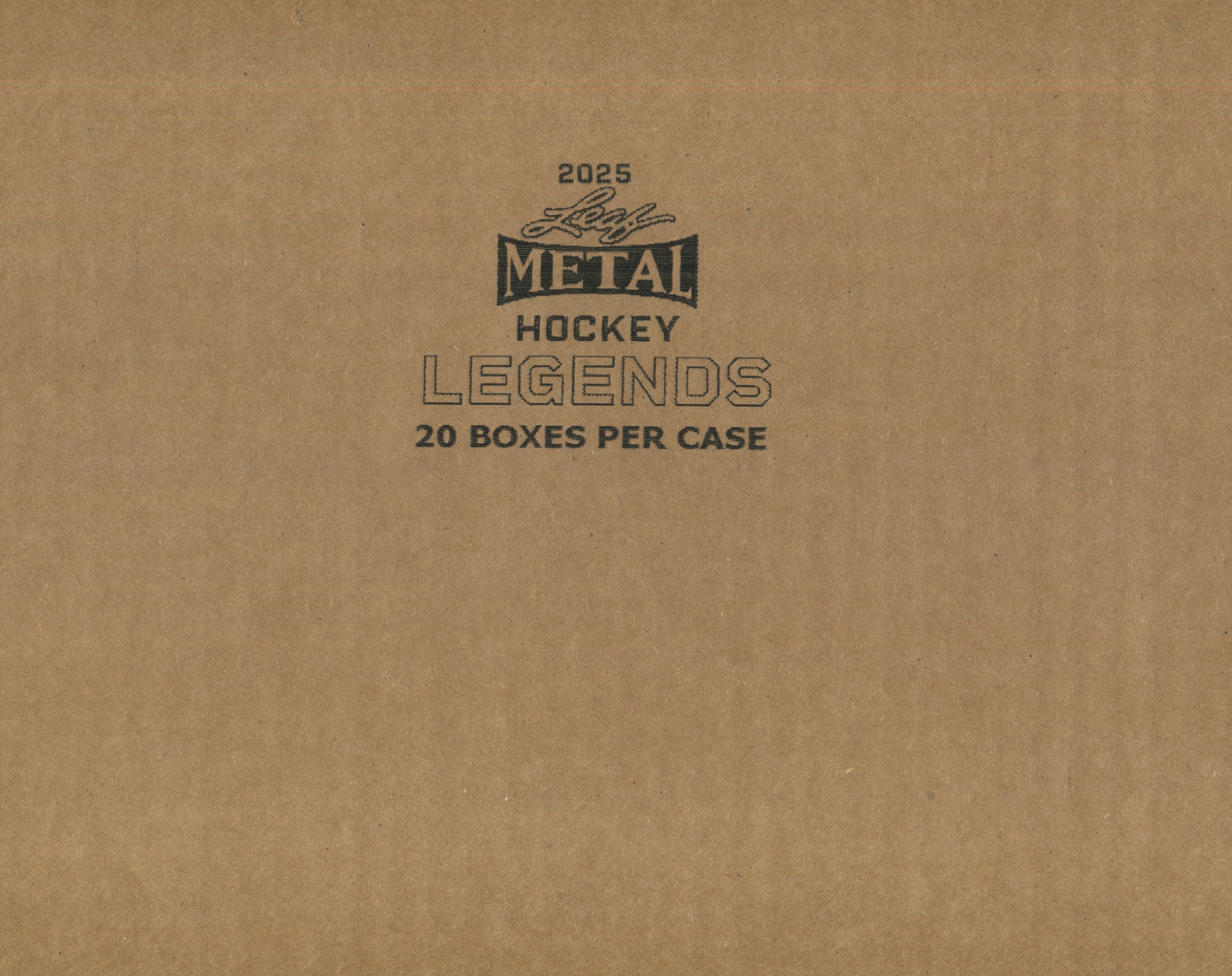 2025 Leaf Metal Legends Hockey Hobby, 20 Box Case