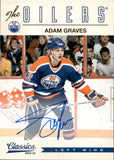 2012-13 Adam Graves Panini Classics Signatures AUTOGRAPH AUTO #98 Edmonton Oilers