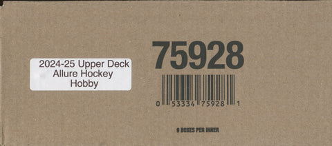 2024-25 Upper Deck Allure Hockey Hobby, 9 Box Inner Case