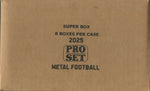 2025 Leaf Pro Set Metal Football Super, 8 Box Case