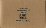 2025 Leaf Pro Set Metal Football Super, 8 Box Case
