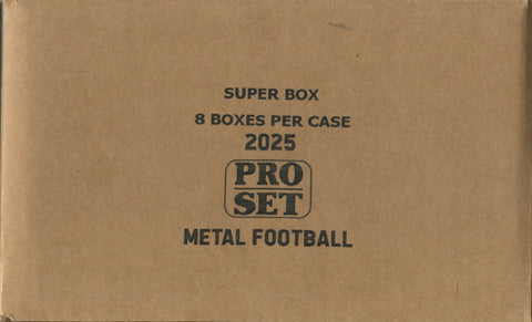 2025 Leaf Pro Set Metal Football Super, 8 Box Case *RELEASES 6/13*