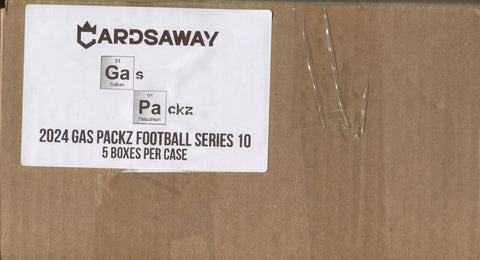 2024 CardsAway Gas Packz Series 10 Football Hobby, 5 Box Case