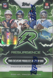 2025 Topps Resurgence Football Blaster, Box