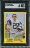 1967 Tommy McDonald Philadelphia SGC 6.5 #91 Los Angeles Rams 9565