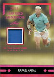 2024 Rafael Nadal Leaf In The Game Used LEAF GOLD LEGENDS PINK FOIL SHIRT RELIC 14/15 #LGL-17 Tennis