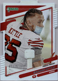 2021 George Kittle Panini Donruss PRESS PROOF DIE-CUT 47/75 #54 San Francisco 49ers