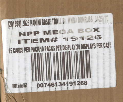 2025 Panini Donruss WNBA Basketball Mega, 20 Box Case