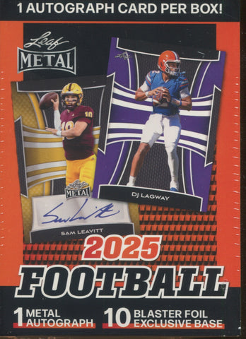 2025 Leaf Metal Football Blaster, Box *RELEASES 6/20*