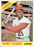 1966 Curt Flood Topps #60 St. Louis Cardinals
