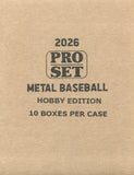 2026 Pro Set Metal Baseball Hobby, 10 Box Case *RELEASES 5/22*