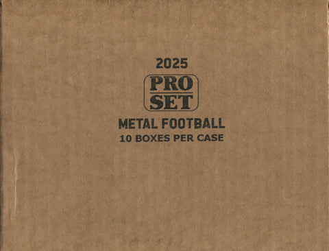 2025 Leaf Pro Set Metal Football Hobby, 10 Box Case *RELEASES 6/13*
