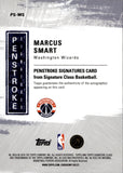 2025-26 Marcus Smart Topps Signature Class PENSTROKE ORANGE AUTOGRAPH 44/50 AUTO #PS-MS Washington Wizards