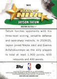 2025-26 Jayson Tatum Topps STARS OF THE NBA PURPLE RAINBOW 64/250 #SA-4 Boston Celtics