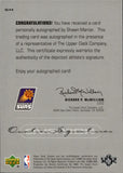 2000-01 Shawn Marion Upper Deck Ovation SIGNATURES AUTOGRAPH AUTO #SM Phoenix Suns
