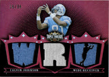 2007 Calvin Johnson Topps Triple Threads ROOKIE RELIC 16/36 RC JERSEY PATCH #TTR15 Detroit Lions