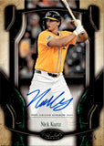 2026 Nick Kurtz Topps Tier One BRK OUT AUTOGRAPH 17/75 AUTO #BOA-NK Oakland A's