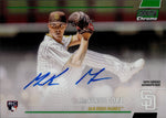 2022 MacKenzie Gore Topps Stadium Club Chrome GREEN REFRACTOR AUTO 39/99 AUTOGRAPH #SCCUA-GOR San Diego Padres