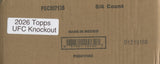 2026 Topps UFC Knockout Hobby, 8 Box Case *RELEASES 6/26*