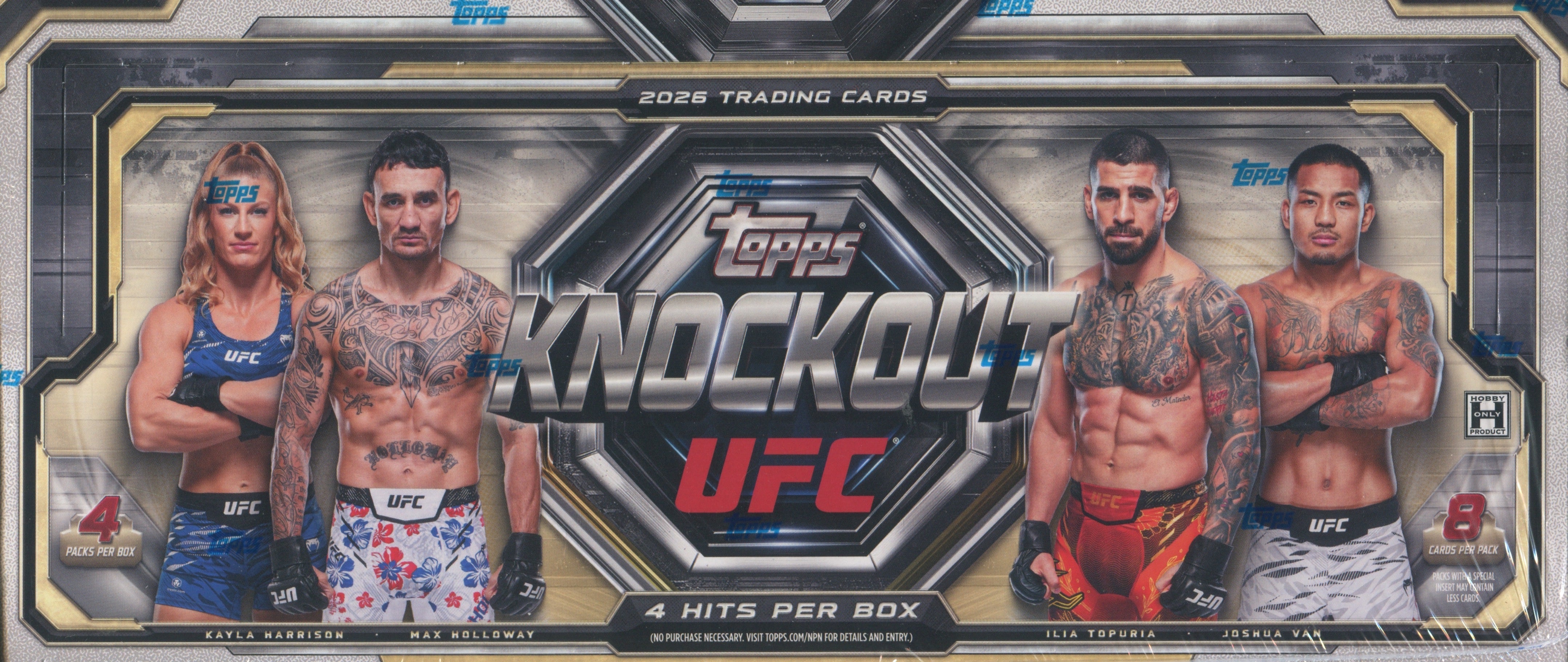 2026 Topps UFC Knockout Hobby, Box *RELEASES 6/26*