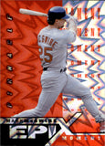 1998 Mark McGwire Pinnacle EPIX MOMENT ORANGE #E18 St. Louis Cardinals