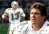 1995 Dan Marino Fleer Flair PREVIEW #18 Miami Dolphins