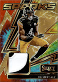2025 DK Metcalf Panini Select SPARKS TIE-DYE PRIZM PATCH 12/25 #SPK-DKM Pittsburgh Steelers