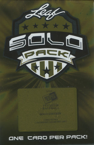 2024 Press Pass Premium Baseball Solo Plus, Pack