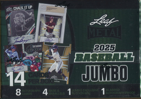 2025 Leaf Metal Baseball Jumbo, Box *RELEASES 8/1*
