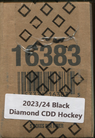 *LAST CASE* 2023-24 Upper Deck Black Diamond Hockey CDD Hobby, 5 Box Inner Case