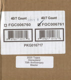 2025 Topps Disneyland 70th Anniversary Blaster, 40 Box Case