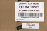 2026 Panini Contenders PFL Hobby, 12 Box Case *RELEASES 8/5*