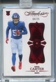 2025 Abdul Carter Panini Flawless RUBY RED ROOKIE 04/25 #26 New York Giants