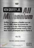 2023 Ken Griffey Jr. SkyBox Metal Universe Champions ALL MILLENNIUM PINK 45/75 #103 Seattle Mariners