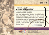 2004-05 Kobe Bryant Fleer# Throwbacks NOSTALGIA #2 Los Angeles Lakers