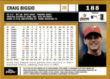 2002 Craig Biggio Topps Chrome GOLD REFRACTOR #188 Houston Astros 1