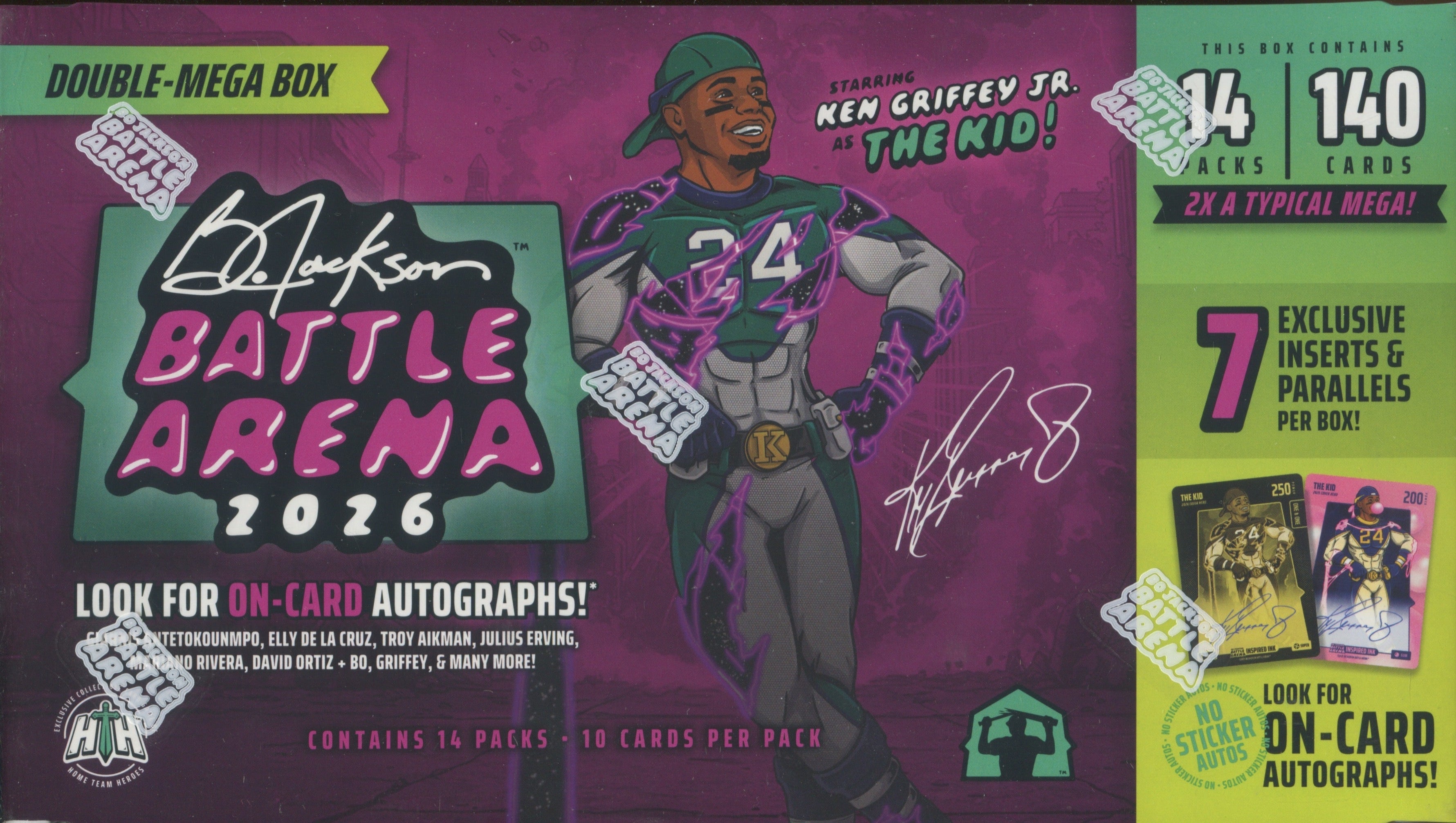 bo jackson battle arena booster box Bo Jackson Battle Arena 2026 Griffey Double Mega Box