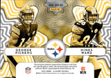 2022 George Pickens Hines Ward Panini Illusions DEJA VU DUAL JERSEY ROOKIE RC #DV-PI Pittsburgh Steelers