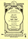 2012 Allen Craig Topps Gypsy Queen AUTOGRAPH AUTO #GQA-ACR St. Louis Cardinals