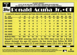2025 Ronald Acuna Jr. Topps Chrome 1990 DESIGN ORANGE REFRACTOR 1/25 #90CB-2 Atlanta Braves