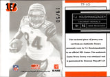 2007 T.J. Houshmandzadeh Donruss Leaf Limited TEAM TRADEMARKS 19/50 GAME-WORN PRIME JERSEY PATCH #TT-10 Cincinnati Bengals