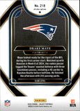 2024 Drake Maye Panini Select CLUB LEVEL GREEN & RED SHOCK PRIZM ROOKIE RC #218 New England Patriots