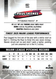 2026 Paul Skenes Topps Finest ORANGE REFRACTOR RARE 17/25 #210 Pittsburgh Pirates