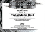 2024 Rich Gannon Topps Resurgence RADIAL MARKS AUTOGRAPH AUTO #RM-RGA Oakland Raiders