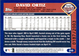 2003 David Ortiz Topps GOLD 187/2003 #26 Minnesota Twins