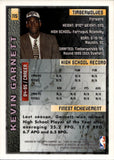 1995-96 Kevin Garnett Topps Finest ROOKIE RC #115 Minnesota Timberwolves