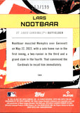 2022 Lars Nootbaar Topps Fire GREEN ROOKIE 153/199 RC #144 St. Louis Cardinals