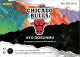 2023-24 Ayo Dosunmu Panini Court Kings BRUSH STROKES AUTOGRAPH RUBY 28/49 AUTO #BR-AYO Chicago Bulls